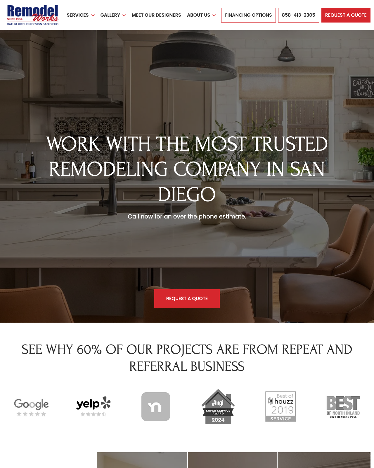 Remodel Works homepage